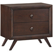Rich mid-century design nightstand in cappuccino by Modway additional picture 3