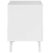 Rich mid-century design nightstand in white by Modway additional picture 2