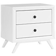 Rich mid-century design nightstand in white by Modway additional picture 3