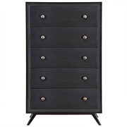 Mid-century modern design chest in black by Modway additional picture 3