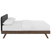 Gray finish upholstered polyester fabric platform bed by Modway additional picture 6