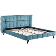 Performance velvet platform bed in sea finish by Modway additional picture 4