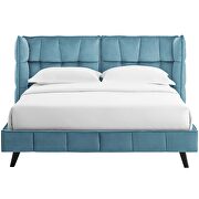 Performance velvet platform bed in sea finish by Modway additional picture 6