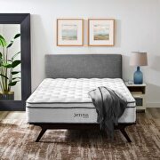 Queen innerspring mattress in white additional photo 3 of 8