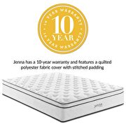 Queen innerspring mattress in white additional photo 5 of 8