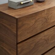 Beautifully grained brown walnut veneer chest by Modway additional picture 3