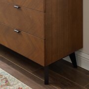Wood dresser in walnut by Modway additional picture 9