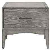 Wood nightstand in gray by Modway additional picture 4