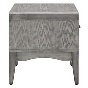 Wood nightstand in gray by Modway additional picture 5