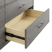 Wood dresser in gray by Modway additional picture 3