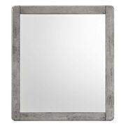 Wood mirror in gray by Modway additional picture 3