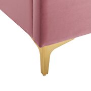 Dusty rose finish performance velvet platform bed by Modway additional picture 2