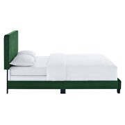 Emerald finish channel tufted performance velvet queen bed by Modway additional picture 5