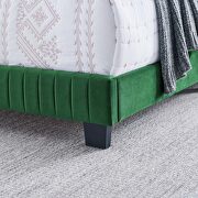Emerald finish channel tufted performance velvet full bed by Modway additional picture 6