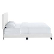 White finish channel tufted performance velvet queen bed by Modway additional picture 5