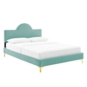 Mint performance velvet upholstery queen bed by Modway additional picture 2