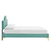 Mint performance velvet upholstery queen bed by Modway additional picture 4