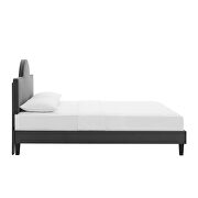 Performance velvet upholstery queen bed in charcoal finish by Modway additional picture 4