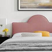 Performance velvet upholstery queen bed in dusty rose finish by Modway additional picture 10