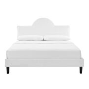 Performance velvet upholstery queen bed in white finish by Modway additional picture 5