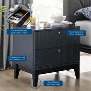 Blue finish contemporary modern design nightstand by Modway additional picture 6