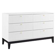 White finish contemporary modern design dresser by Modway additional picture 2