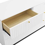 White finish contemporary modern design dresser by Modway additional picture 3