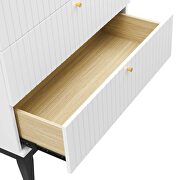 White finish contemporary modern design chest by Modway additional picture 3