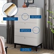 White finish contemporary modern design chest by Modway additional picture 6
