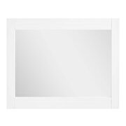 White finish frame contemporary modern design mirror by Modway additional picture 2