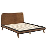 Walnut finish contemporary modern design queen platform bed by Modway additional picture 3