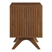 Walnut/ gray finish contemporary modern design nightstand by Modway additional picture 4