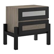 Oak finish contemporary modern style nightstand by Modway additional picture 2