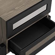 Oak finish contemporary modern style nightstand by Modway additional picture 3