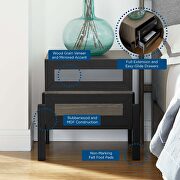 Oak finish contemporary modern style nightstand by Modway additional picture 6