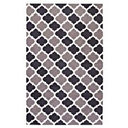 Moroccan trellis area rug in charcoal/ black by Modway additional picture 5
