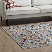 Geometric mosaic area rug by Modway additional picture 3