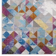 Multicolored finish triangle mosaic area rug by Modway additional picture 6