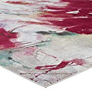 Multicolored finish abstract floral area rug by Modway additional picture 2