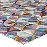 Geometric hexagon mosaic area rug by Modway additional picture 2