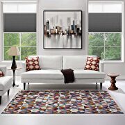 Geometric hexagon mosaic area rug by Modway additional picture 5