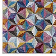 Multicolored finish geometric hexagon mosaic area rug by Modway additional picture 6