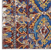Multicolored distressed southwestern aztec area rug by Modway additional picture 7
