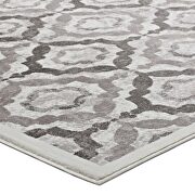 Rustic vintage moroccan trellis area rug in brown, beige and ivory by Modway additional picture 5