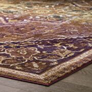 Transitional distressed vintage floral persian medallion area rug by Modway additional picture 3