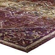 Transitional distressed vintage floral persian medallion area rug by Modway additional picture 6