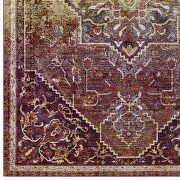 Transitional multicolored distressed vintage floral persian medallion area rug by Modway additional picture 8