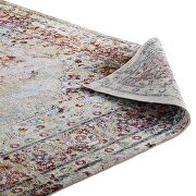 Transitional distressed floral persian medallion area rug by Modway additional picture 6