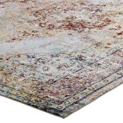 Transitional distressed floral persian medallion area rug by Modway additional picture 7