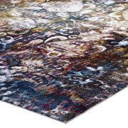 Distressed multicolored finish vintage floral moroccan trellis area rug by Modway additional picture 6